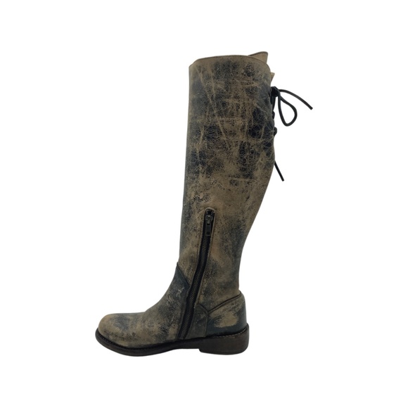 BED|STU Shoes - Bed Stu Brown Distressed Riding Boots Size 7.5